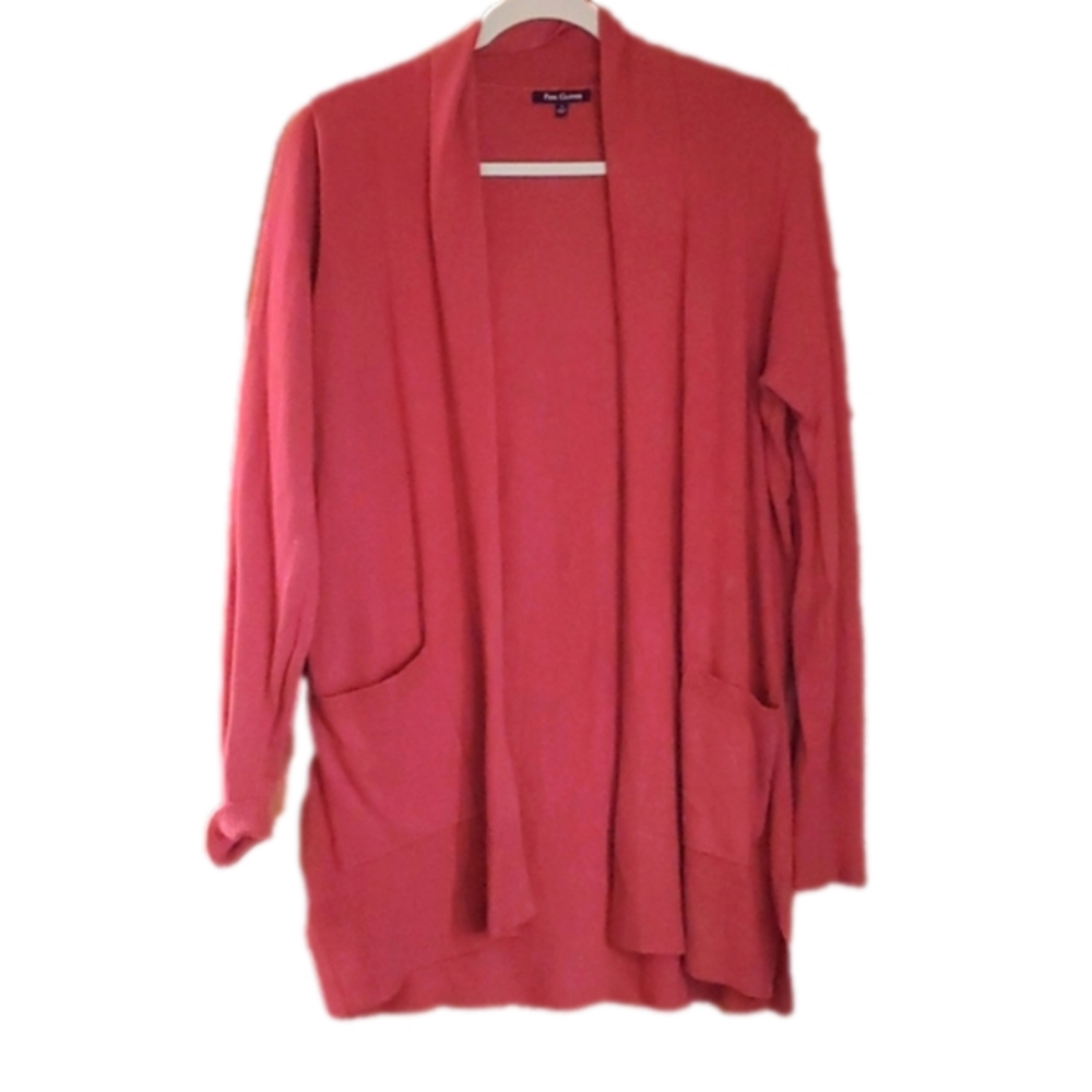 Rust colored cardigan Large